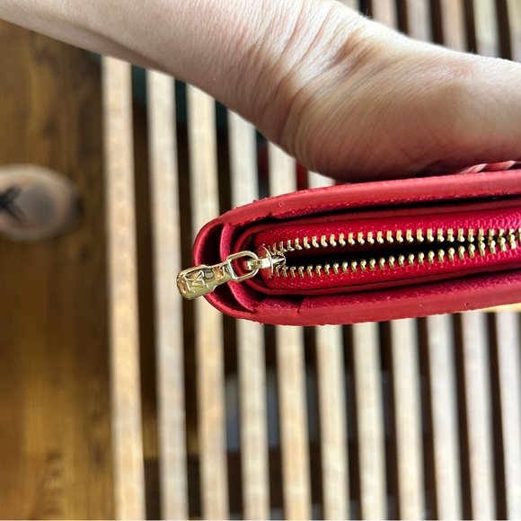 Red Monogram wallet-NIB! - Picture 7 of 9